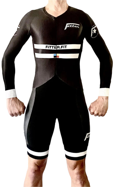 SKIN SUIT LONG SLEEVE (Unisex) | Black, White or Custom