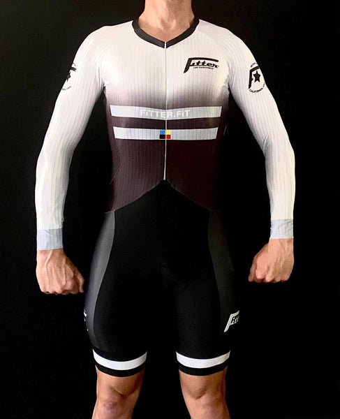 SKIN SUIT LONG SLEEVE (Unisex) | Black, White or Custom