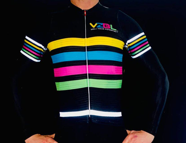 VZBL® Short Sleeve Cycling Jersey (Unisex)