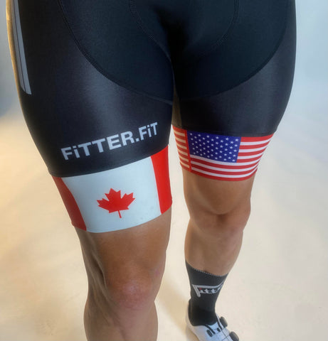 Custom Flag/Logo Cycling Shorts