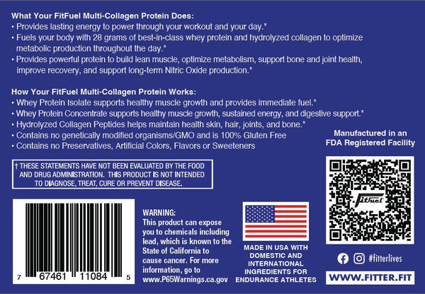 FitFuel® Collagen Protein Performance & Recovery Mix