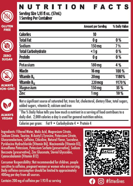 FitFuel® TurboShot™ and EnduroMix™ -(QR)