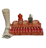 Display of Fithuel TurboShot products on a black background