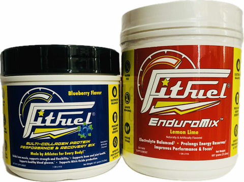 FitFuel®  Collagen Protein Performance/Recovery + EnduroMix™ Bundle