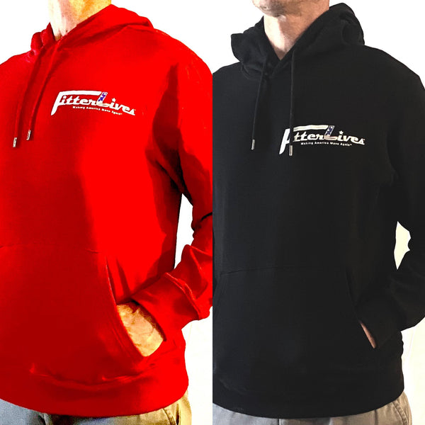 Hoodie - FitterLives - Make America Move Again™ Logo