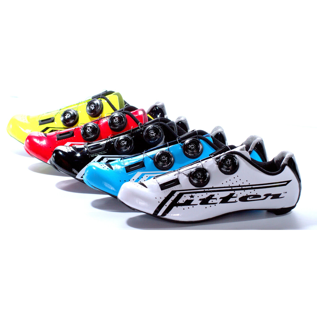 cycling shoes and pedals combo FiTTER High Performance Cycling Shoes White / 45 / 11