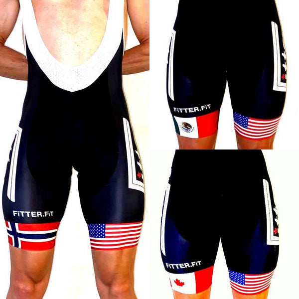 Custom Flag/Logo Cycling Shorts.