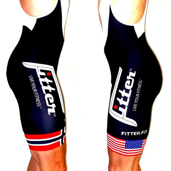 Custom Flag/Logo Cycling Shorts.